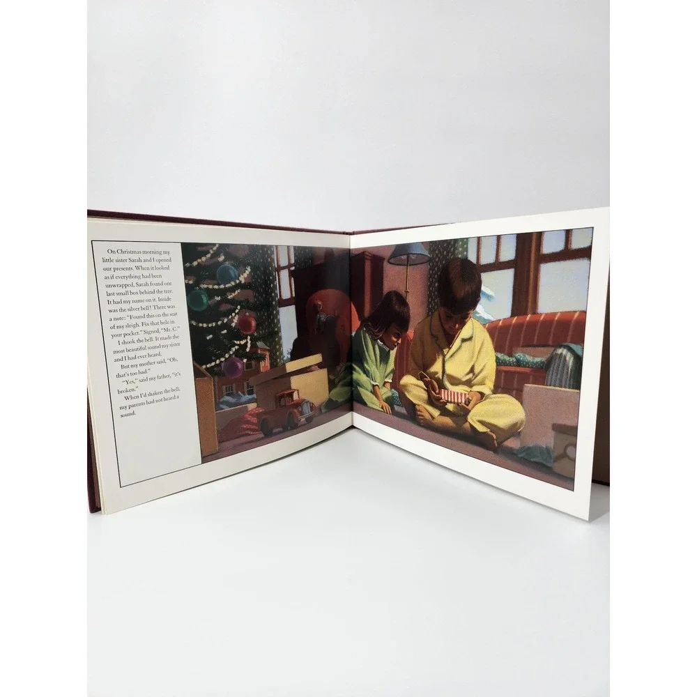 The Polar Express Chris Van Allsburg Hardcover 1985 Christmas Childrens BookISBN